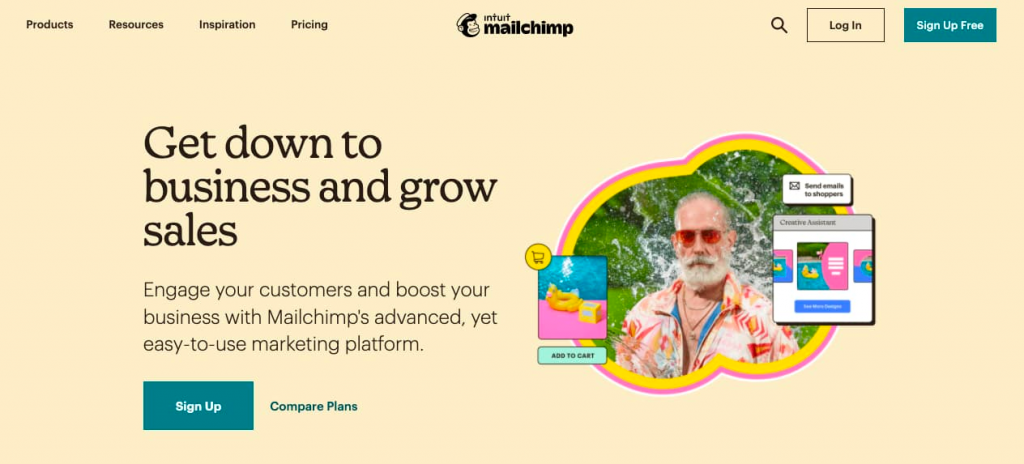 MailChimp’s email marketing Software
