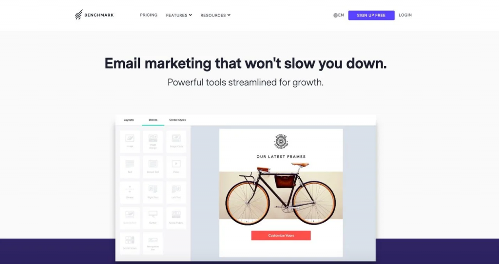 Benchmark Email’s email automation platform