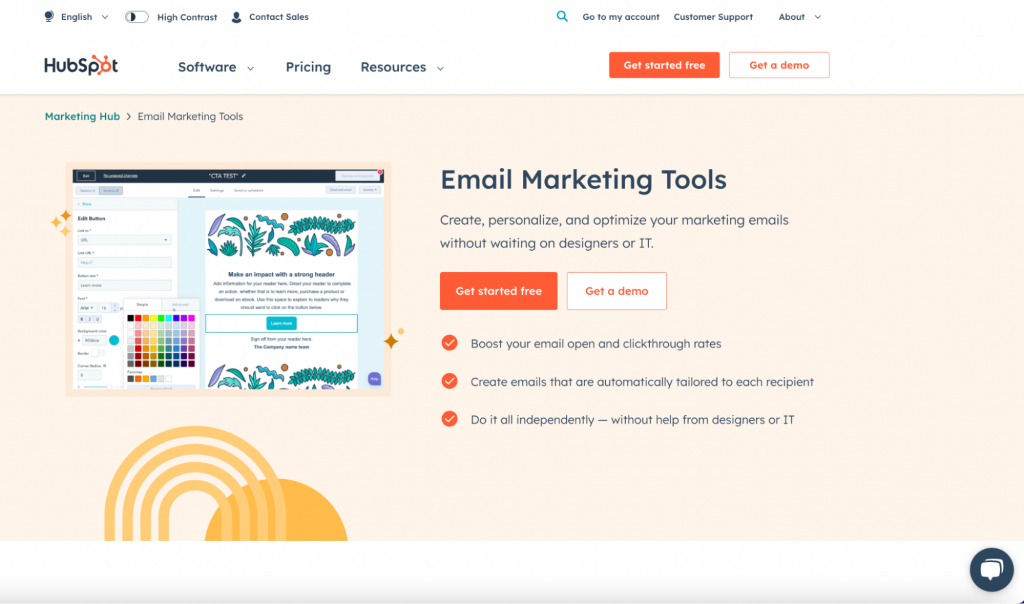 HubSpot’s Email Marketing Software
