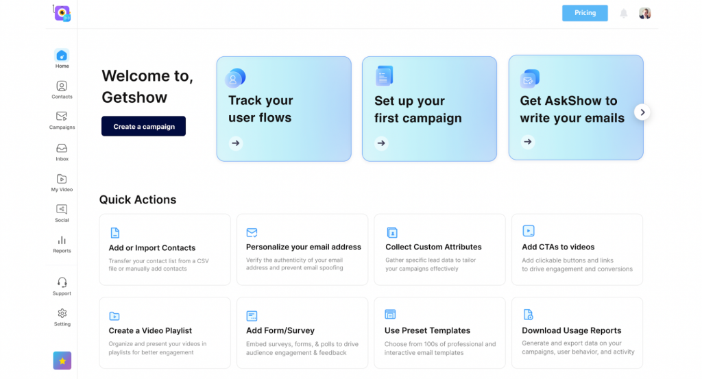 Show provides a top-notch email automation platform