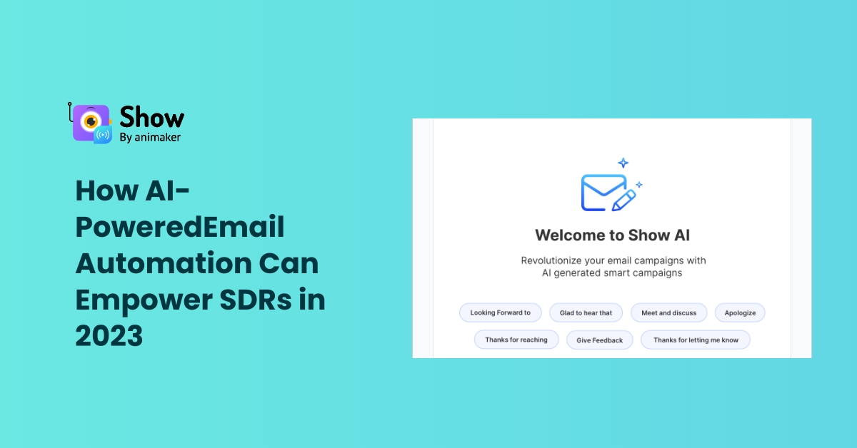 How AI-Powered Email Automation Can Empower SDRs in 2023